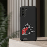 AOML - Black Phone Case With Card Holder