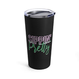 Sippin Pretty Tumbler 20oz - Black