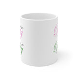 I'm So Pretty on my Left mug - White