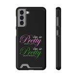 I'm So Pretty on my Left Phone Case With Card Holder
