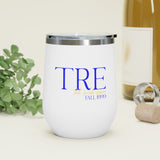 Line Up! Wine Tumbler - White