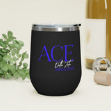 Line Up! Wine Tumbler - Black