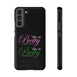 I'm So Pretty on my Left Phone Case With Card Holder