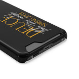Line Up! Phone Case With Card Holder
