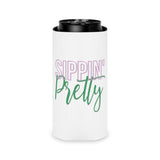 Sippin Pretty Can Cooler - White