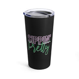 Sippin Pretty Tumbler 20oz - Black