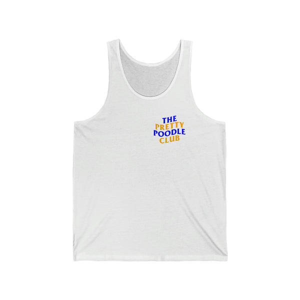 Pretty Poodle Club Tank - White