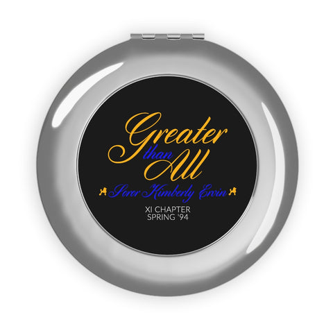 Greater than All Compact Travel Mirror (CUSTOM)