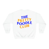 Pretty Poodle Club Sweatshirt - White