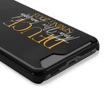 Line Up! Phone Case With Card Holder