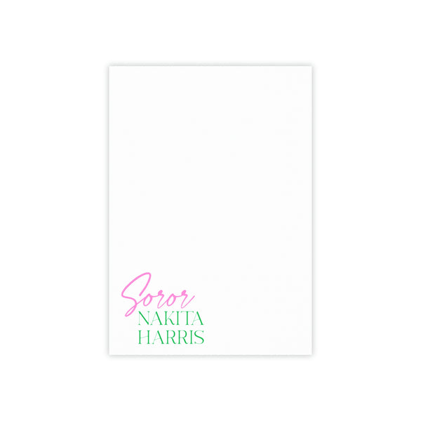 Soror/Frat Post-it® Note Pads