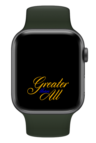 Greater than All Smartwatch Wallpaper