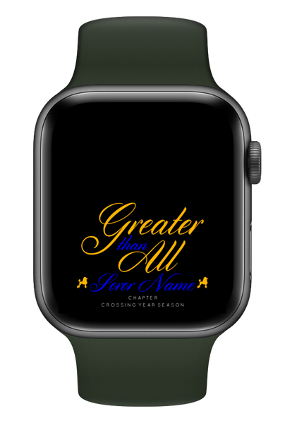 Greater than All Smartwatch Wallpaper (CUSTOM)