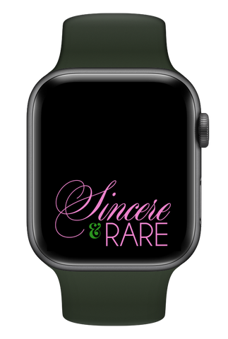 Sincere & Rare (Black) Smartwatch Wallpaper