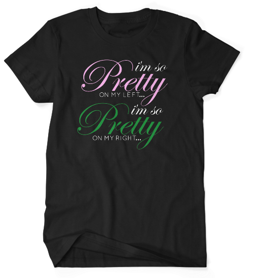So Pretty on my Left Tee - Black