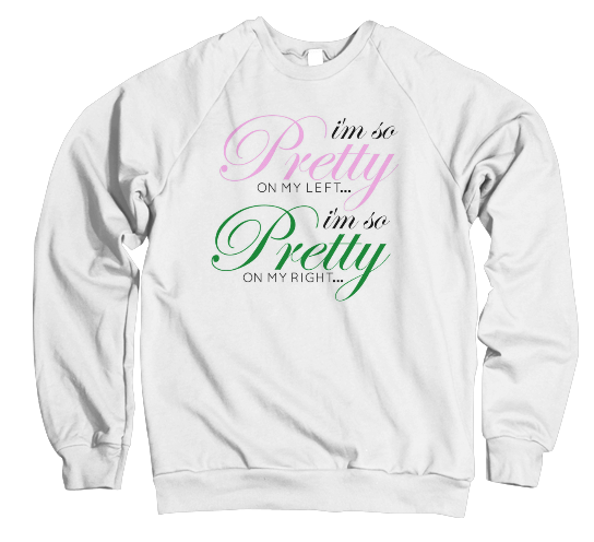 So Pretty on my Left Sweatshirt - White